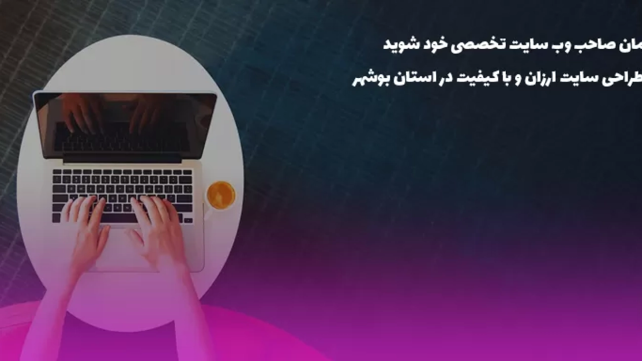 طراحی انواه سایت در بوشهر
